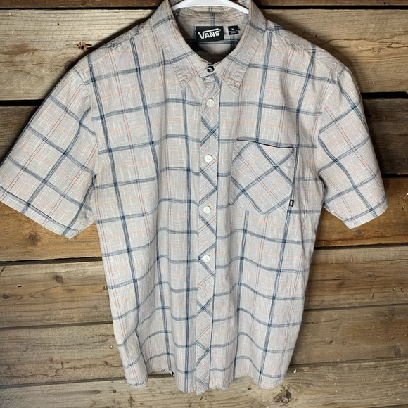 Vans Button Down snap bottom Shirt casual  cool - Picture 1 of 8